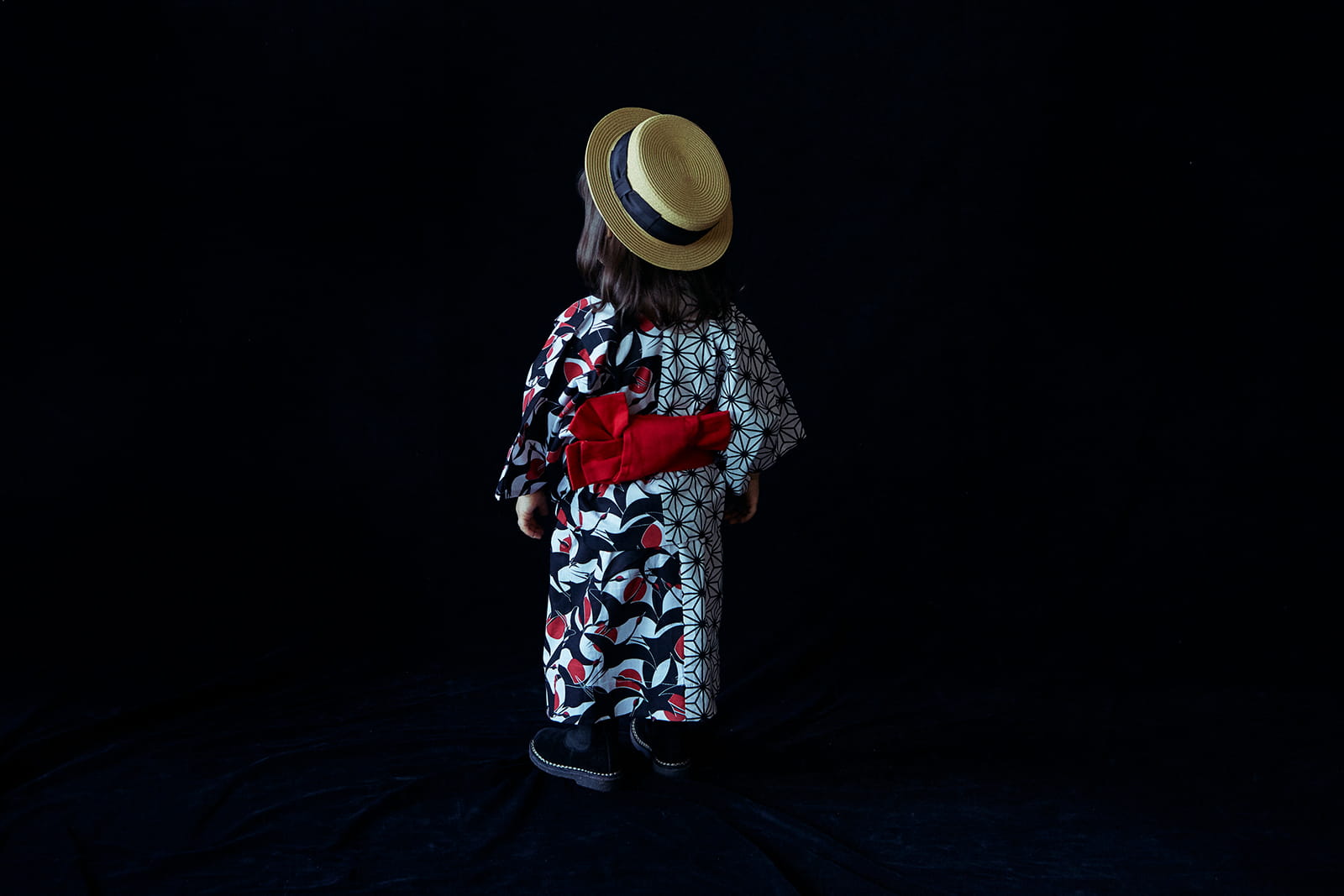 yukata 2 tsuru aka | ギフト・スタイ・出産祝いのMARLMARL
