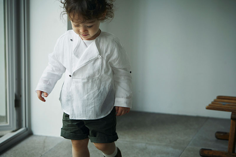 shirts 1 bosom white | ギフト・スタイ・出産祝いのMARLMARL