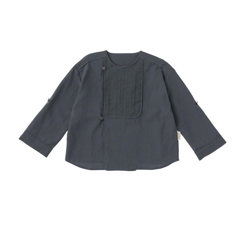 shirts 3 bosom navy | ギフト・スタイ・出産祝いのMARLMARL