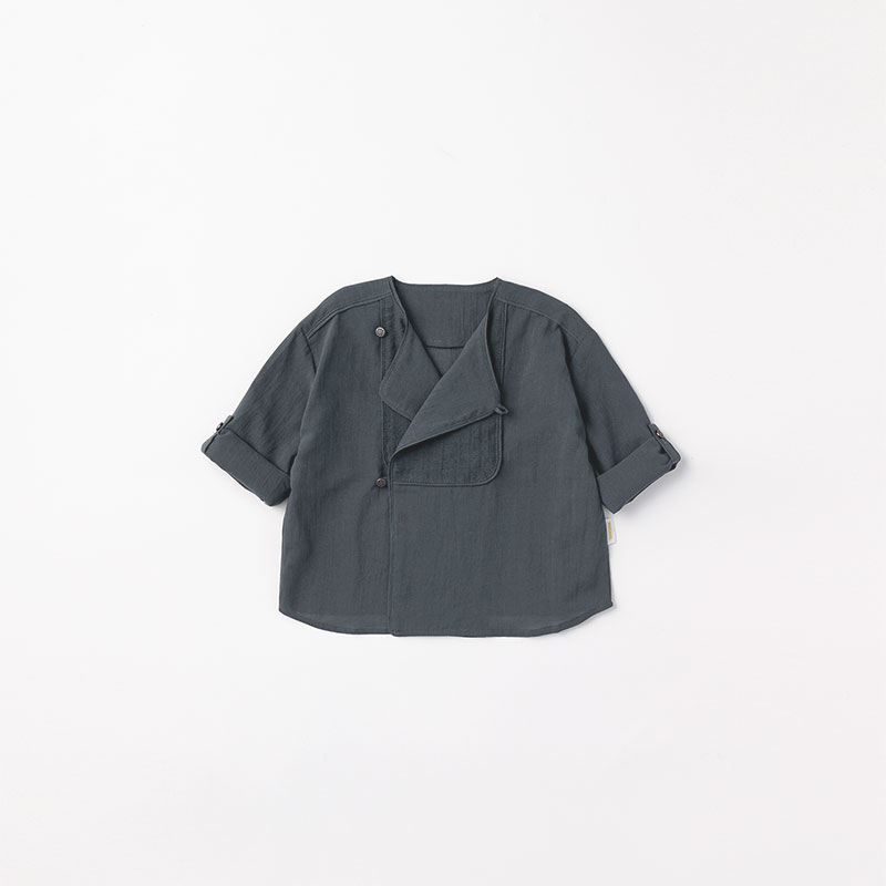 トップス blouses 3 shirring navy MARLMARL blouses 3 shirring navy | ギフト・スタイ・出産祝いのMARLMARL