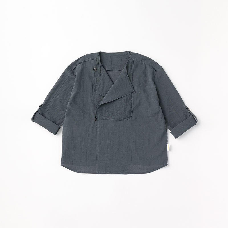 shirts 3 bosom navy | ギフト・スタイ・出産祝いのMARLMARL