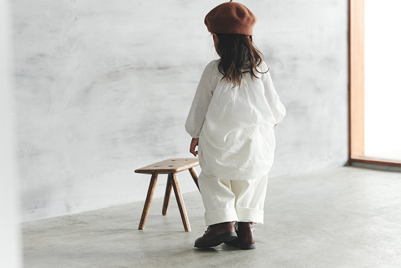 dress 1 shirring white | ギフト・スタイ・出産祝いのMARLMARL