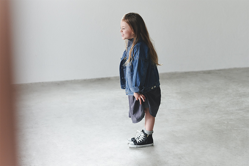 MARIMARL ワンピース ネイビー 70-90サイズ MARLMARL【マールマール】 dress_ ワンピース（インナー付き