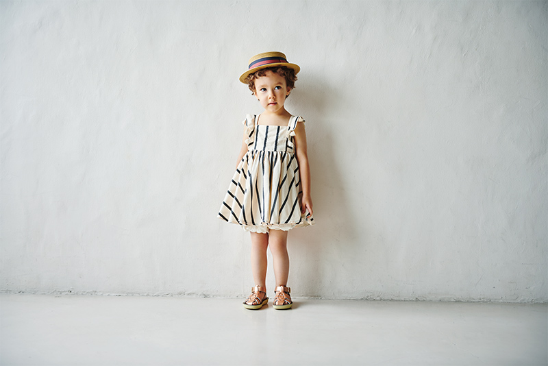 loisir sun dress 3 stripe | ギフト・スタイ・出産祝いのMARLMARL