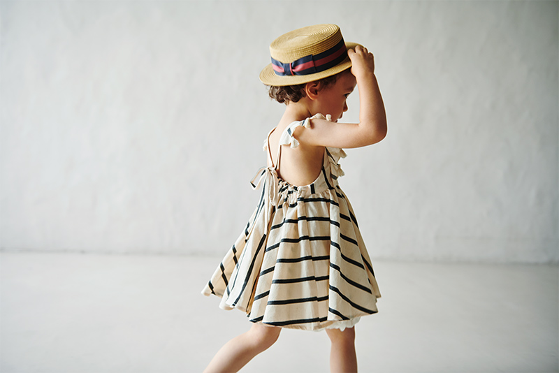 loisir sun dress 3 stripe | ギフト・スタイ・出産祝いのMARLMARL 