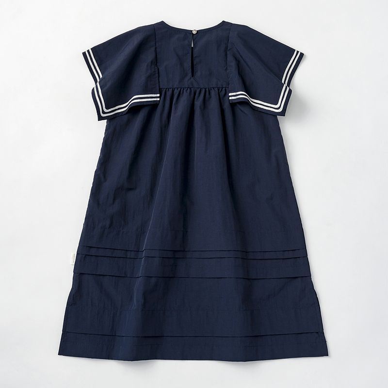 paddle dress 2 navy | ギフト・スタイ・出産祝いのMARLMARL（マールマール）