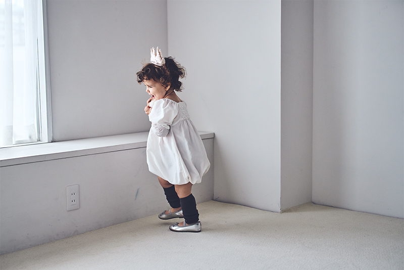 pompadour rompers 1 white | ギフト・スタイ・出産祝いの