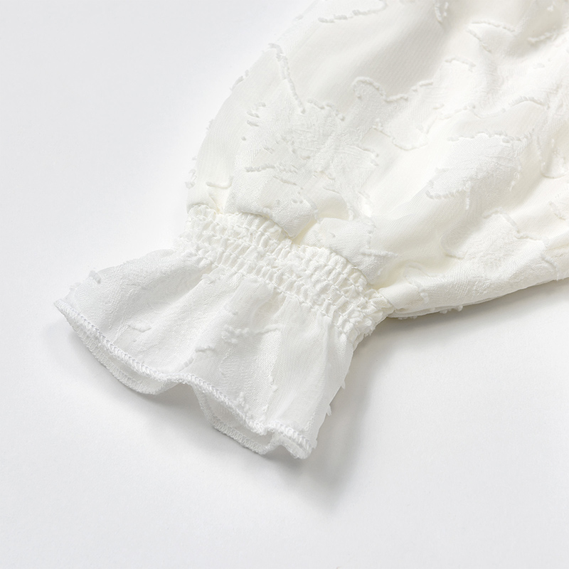 pompadour rompers 4 leaf white | ギフト・スタイ・出産祝いの