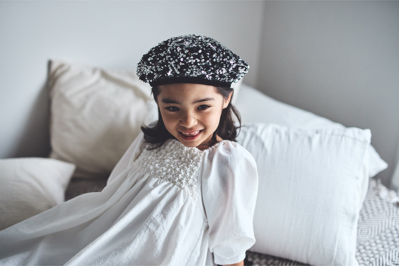pompadour dress 1 white | ギフト・スタイ・出産祝いのMARLMARL