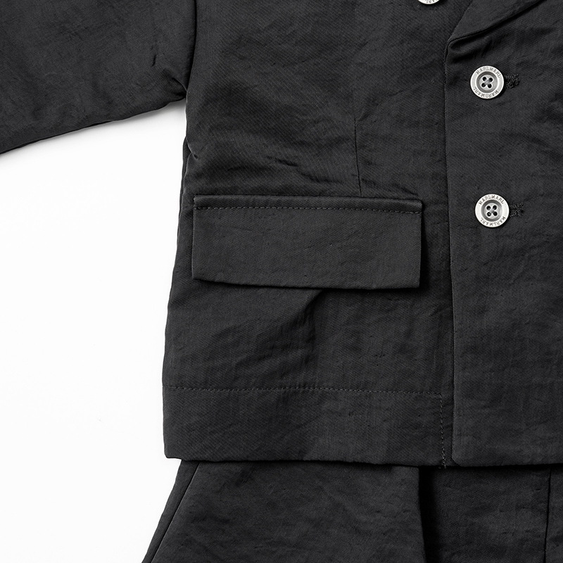 MARLMARLセットアップ　スミ normant suits 1 black | ギフト・スタイ・出産祝いのMARLMARL