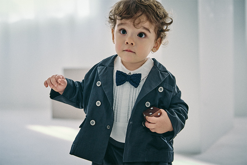 MARLMARLフォーマルセット normant suits 2 navy | ギフト・スタイ・出産祝いのMARLMARL