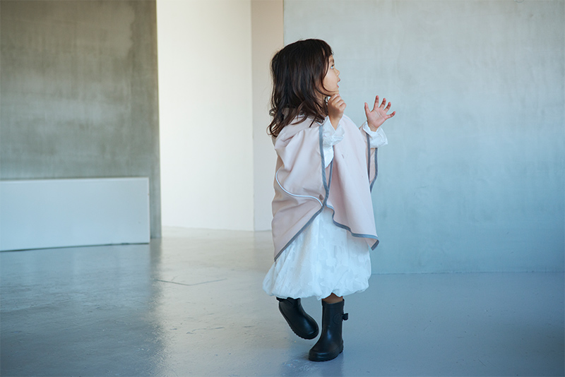 rain poncho pink | ギフト・スタイ・出産祝いのMARLMARL