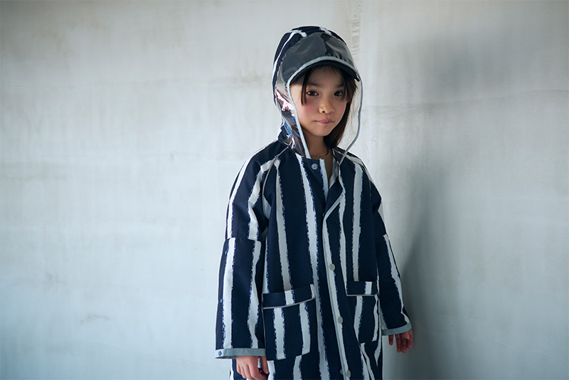 しましま rain coat shimashima | ギフト・スタイ・出産祝いのMARLMARL