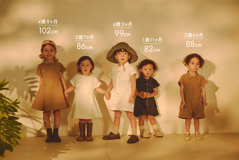 safari jumpsuits white | ギフト・スタイ・出産祝いのMARLMARL