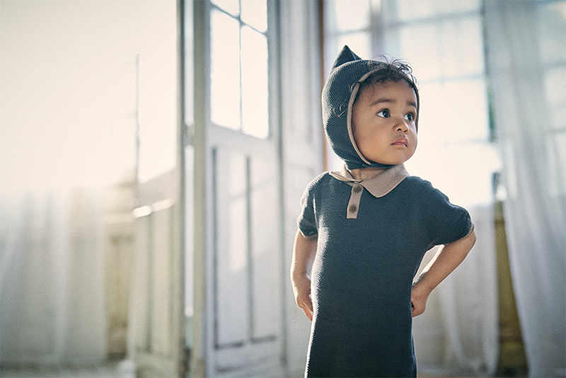 knit polo rompers ai | ギフト・スタイ・出産祝いのMARLMARL