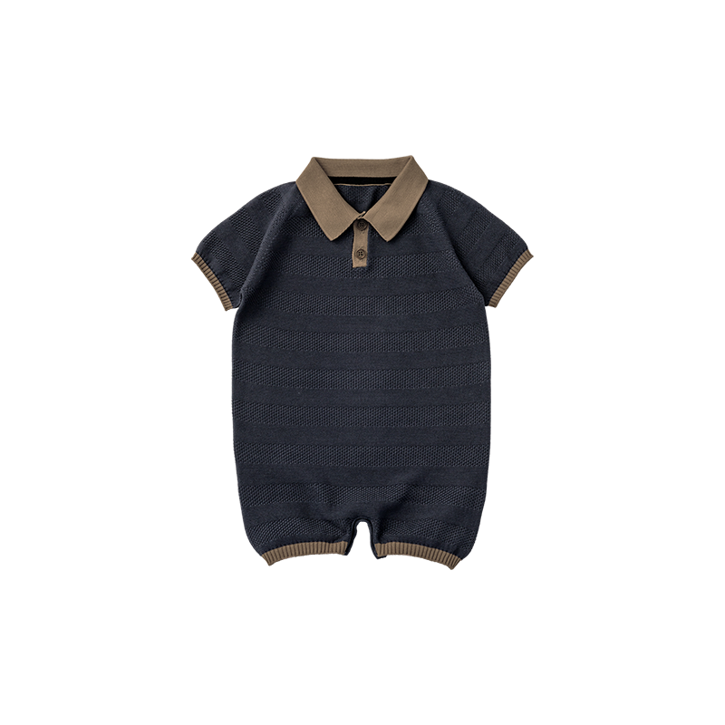 knit polo rompers ai | ギフト・スタイ・出産祝いのMARLMARL