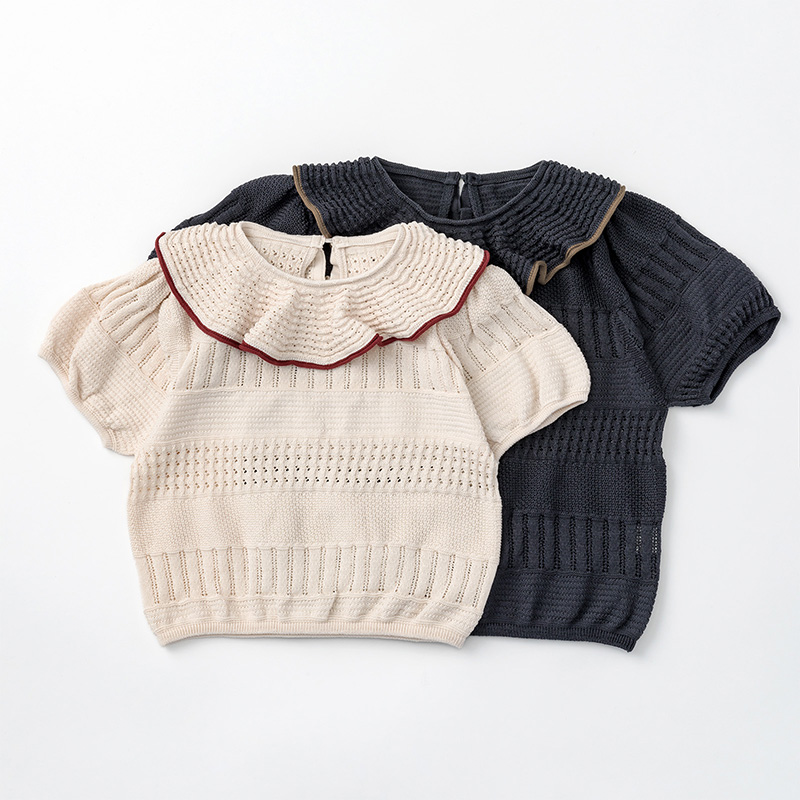 knit frill blouses ai | ギフト・スタイ・出産祝いのMARLMARL