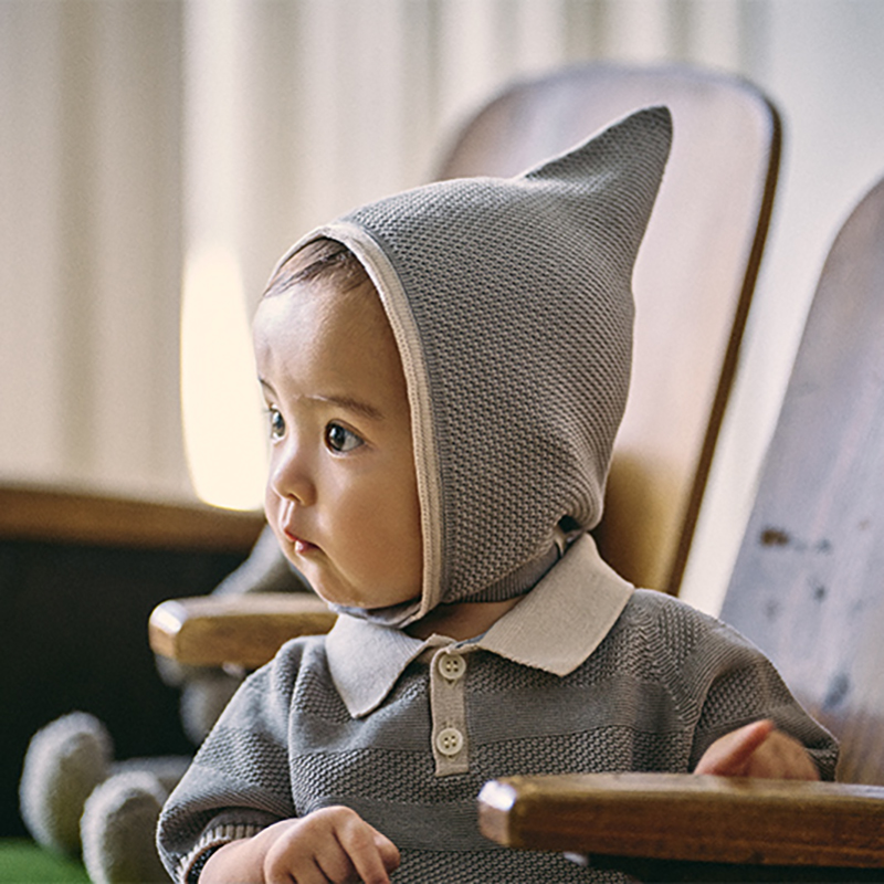 knit bonnet mini nezu | ギフト・スタイ・出産祝いのMARLMARL