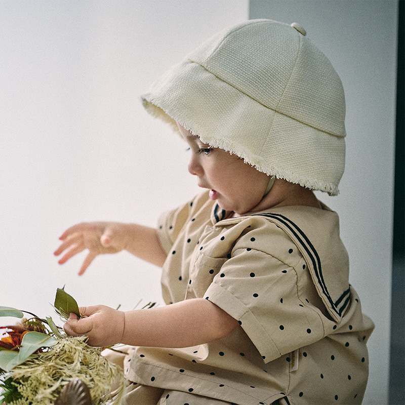 brim infant white | ギフト・スタイ・出産祝いのMARLMARL
