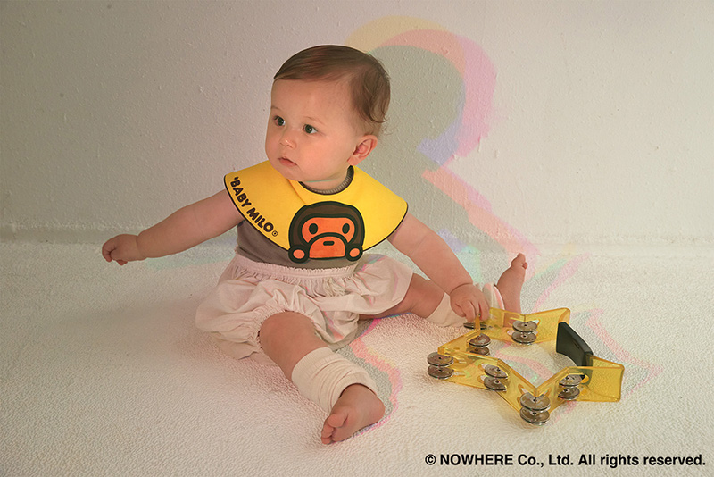 BAPE × MARLMARL - BABY MILO DIE CUT BIB KB | ギフト・スタイ