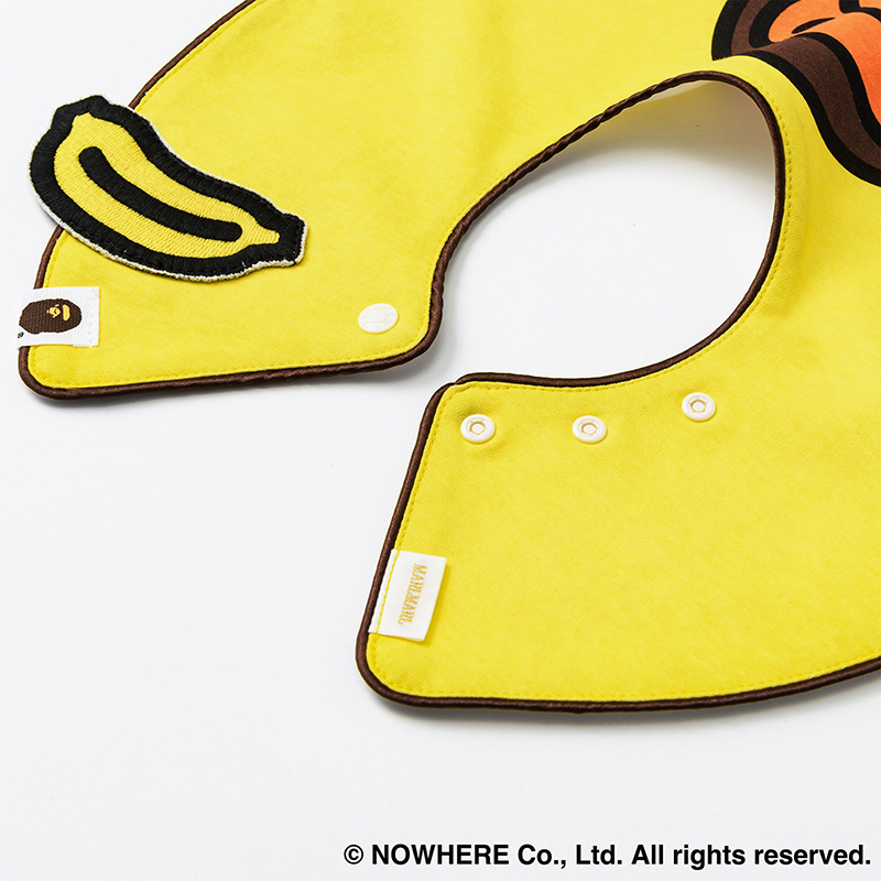 小物 BAPE X MARLMARL BABY MILO DIE CUT BIB KB BAPE × MARLMARL - BABY MILO DIE CUT BIB KB | ギフト・スタイ