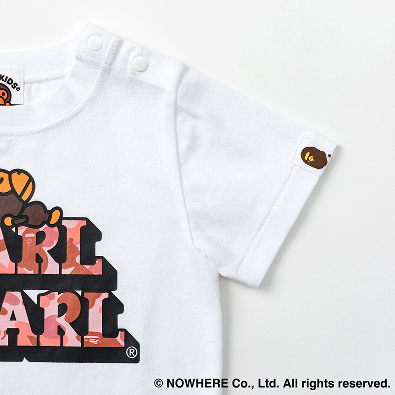 BAPE カラーカモ　ホワイト半袖スウェット　テリヤキボーイズイルマリ着用カラー BAPE カラーカモ ホワイト半袖スウェット テリヤキボーイズ