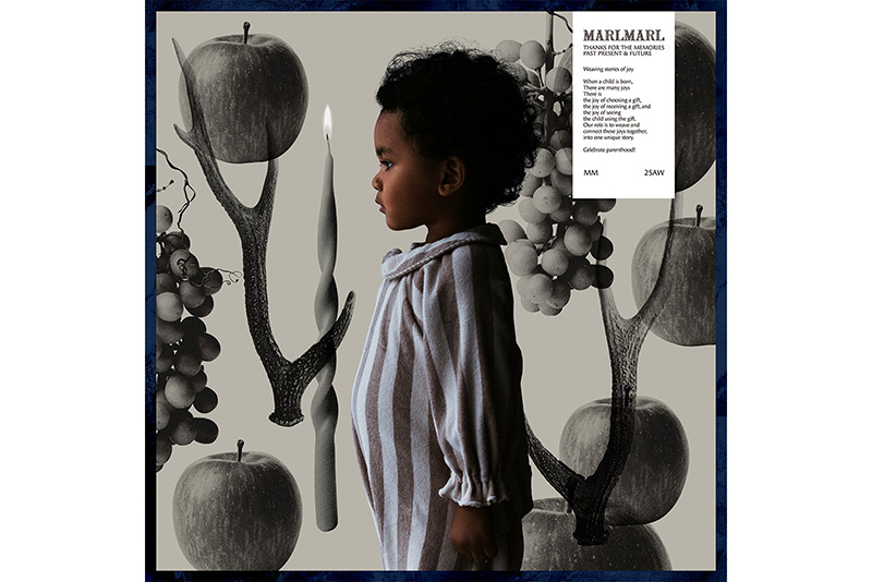 collon pink stripe | ギフト・スタイ・出産祝いのMARLMARL