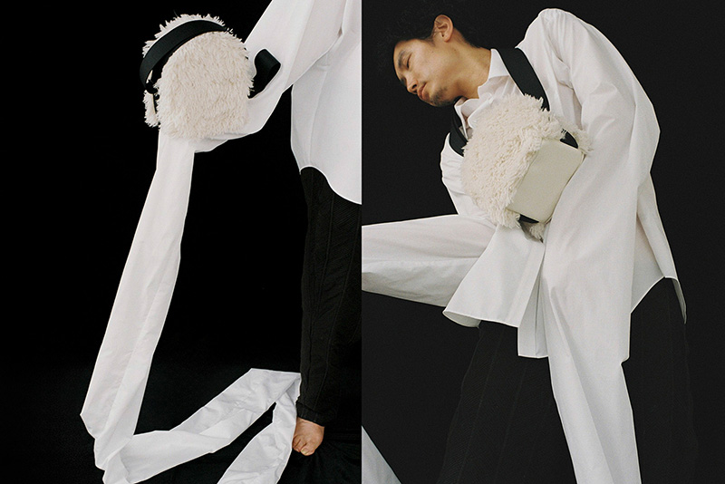 HONEYCOMB BAG SHAGGY WHITE | ギフト・スタイ・出産祝いの